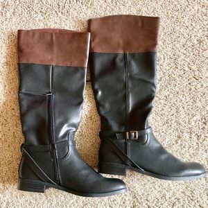 ❗️NWT❗️Merona Brown and Black Fashion Boots bc
